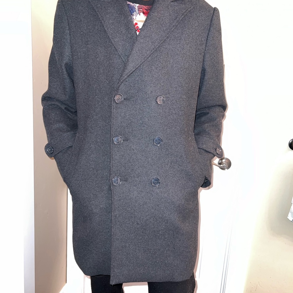 Braveman Gray Pea coat